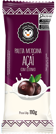 Paleta Açaí com Leitinho